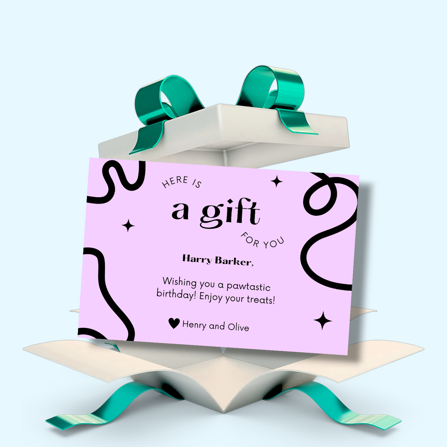 Complimentary Gift Message