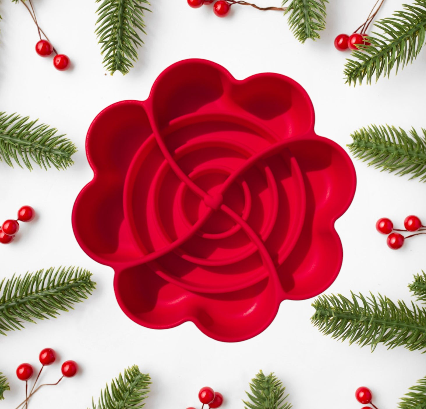 Red Wave Slow Feeder image 0