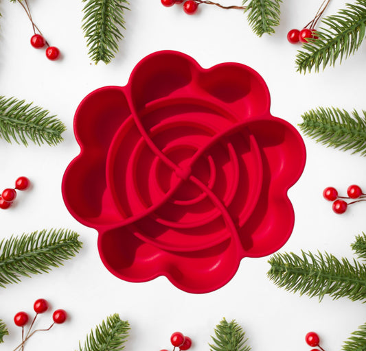 Red Wave Slow Feeder image 0